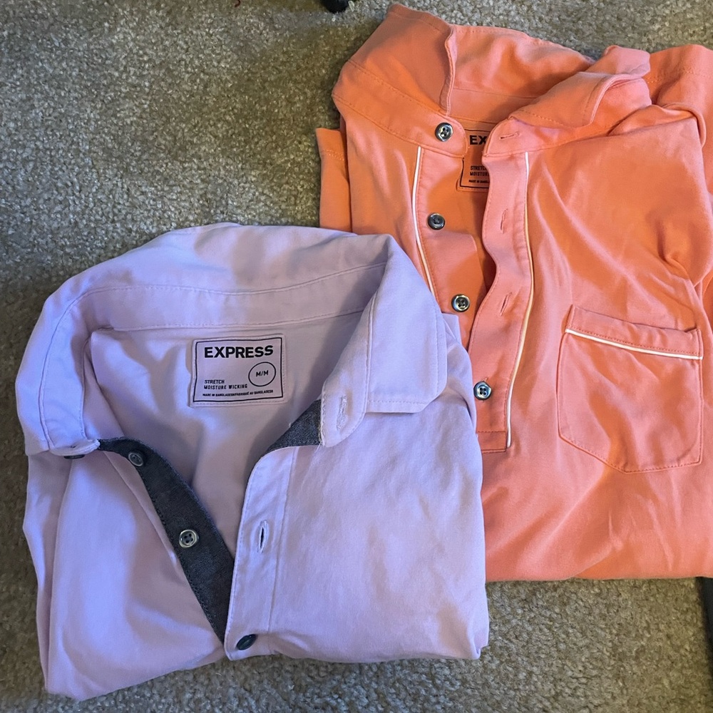 Men’s express moisture wicking polos